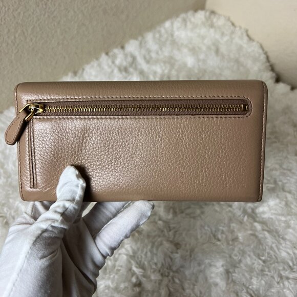 Prada Vitello Move Leather Continental Wallet - Picture 3 of 8